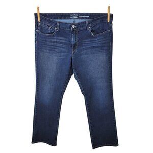 Levi Jeans High Rise Plus 22W Short 22 S 41/28 Blue Pants Modern Straight Denim